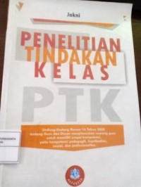 Image of Penelitian Tindakan Kelas