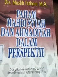 Image of Paham Mahdi Syiah Dan Ahmadiyah Dalam Perspektif