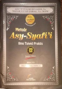 Image of Metode Asy-Syafi'i. Ilmu Tajwid Praktis