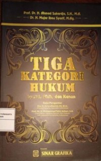 Image of Tiga Kategori Hukum. Syariat, Fikih, dan Kanun