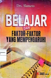 Image of Belajar Dan Faktor-Faktor Yang Mempengaruhi