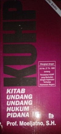 Image of Kitab Undang-Undang Hukum Pidana